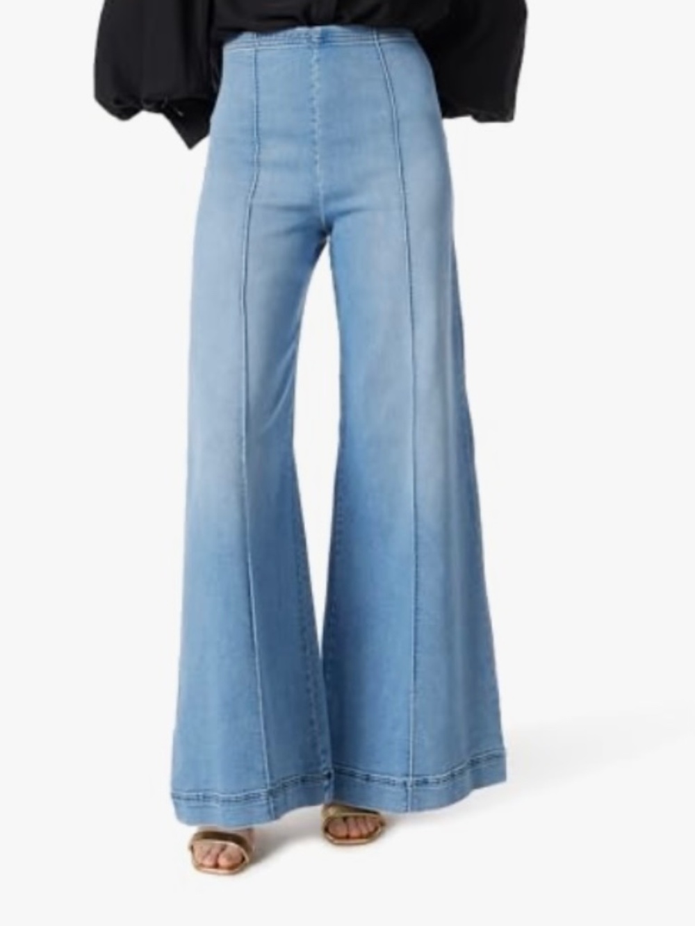 Dee Ocleppo high rise pull on pin tuck pants size XL